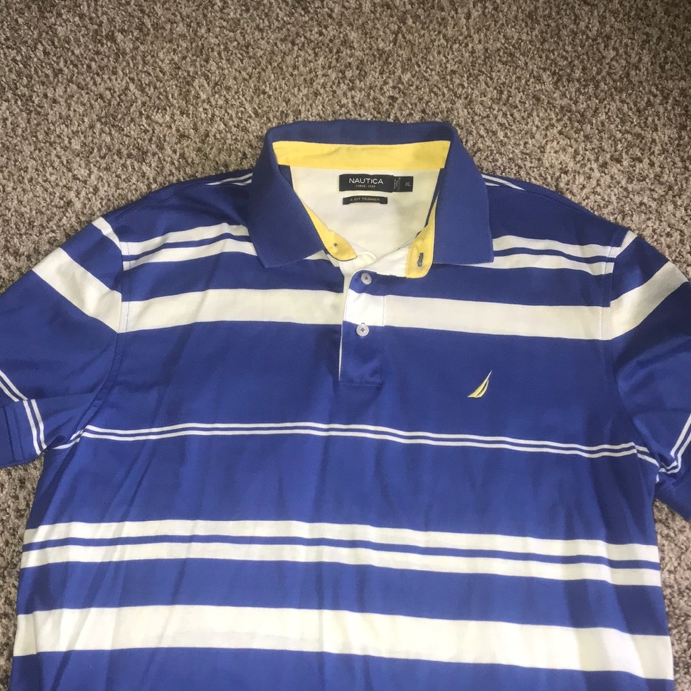 Nautica striped polo t